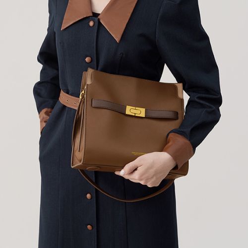 Bolsa de Ombro, Bolsa de Couro Legítimo, Bolsa de Couro, Bolsa Clássica 01