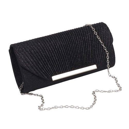 Bolsa Feminina Tiracolo de Luxo Brilhante, Bolsa Tiracolo Feminina, Bolsa Pequena, Bolsa Feminina Transversal, Bolsa de Festa Prata, Bolsa de Festa Preta.