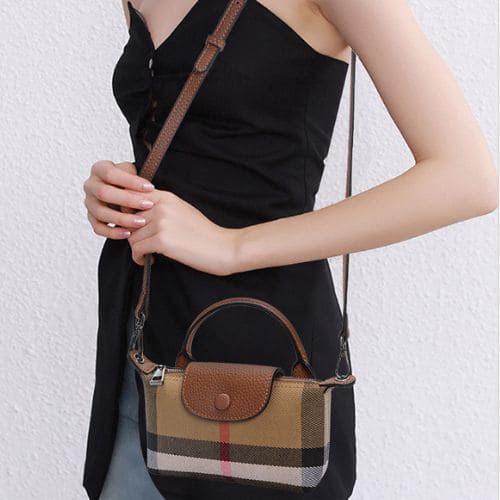 Bolsa Feminina Transversal Quadricular, Bolsa Transversal Feminina Pequena, Bolsa Feminina, Bolsa Transversal