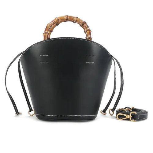 Bolsa Tiracolo com Alça de Bambu