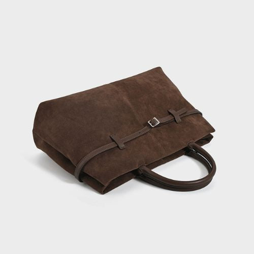 Bolsa Tote Grande, Bolsa Feminina Tote, Bolsa de Couro, Bolsa Casual, Bolsa Camurça