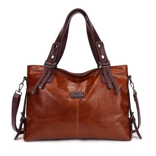 Bolsa Tote de Couro Genuíno Grande, Bolsa de Couro, Bolsa Tote, Bolsa Tote Grande, Bolsa Tote Bag, Bolsa Feminina Tote, Bolsa Casual