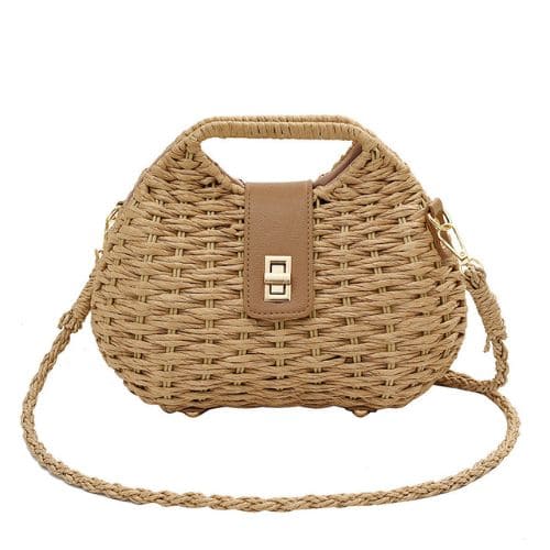 Bolsa Transversal de Palha, Bolsa de Praia, Bolsa de Palha Chic, Bolsa de Palha Praia, Bolsa de Palha Grande