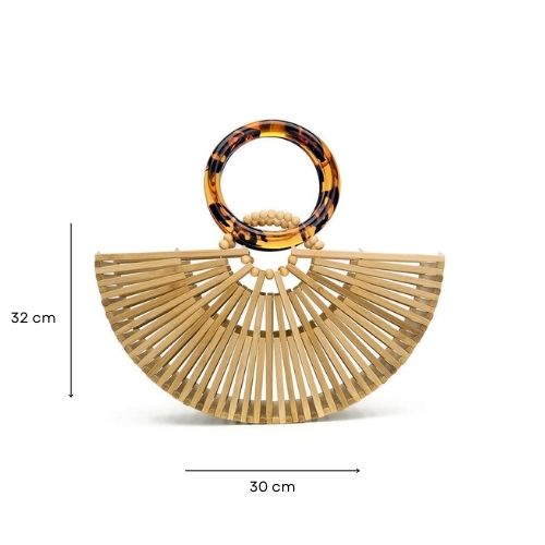 Bolsa de Praia Vintage, Bolsa de Praia, Bolsa de Bambu