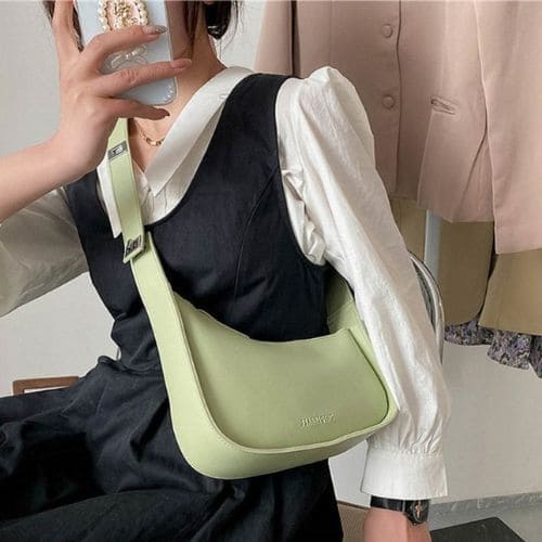 Bolsa de Ombro Feminina Pequena Casual, Bolsa de Ombro Casual, Bolsa de Ombro Feminina, Bolsa Feminina, Bolsa de Ombro, Bolsa de Couro, Bolsa de Couro Feminina, Bolsa de Couro Legítimo