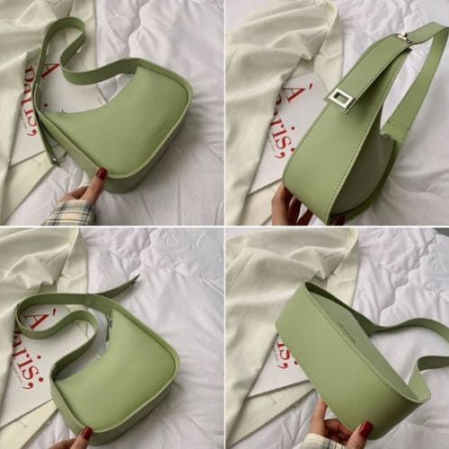 Bolsa de Ombro Feminina Pequena Casual, Bolsa de Ombro Casual, Bolsa de Ombro Feminina, Bolsa Feminina, Bolsa de Ombro, Bolsa de Couro, Bolsa de Couro Feminina, Bolsa de Couro Legítimo