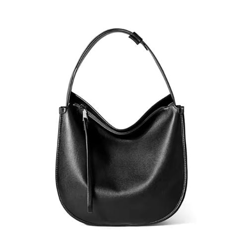 Bolsa Feminina Média, Bolsa Feminina, Bolsa de Ombro Feminina, Bolsa de Ombro Casual, Bolsa de Couro Legítimo