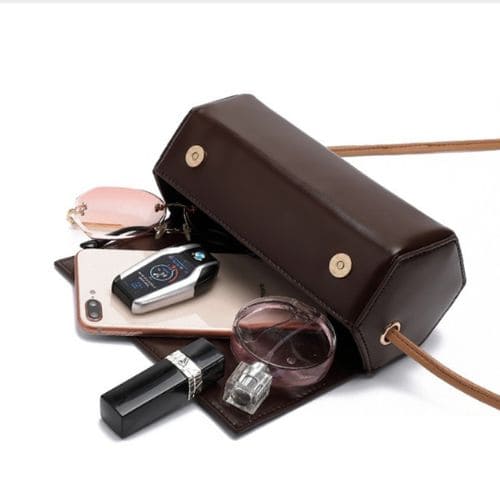 Bolsa Feminina, Bolsa de Ombro Feminina, Bolsa de Ombro Casual, Bolsa de Ombro, Bolsa de Couro Legítimo, Bolsa de Couro Feminina, Bolsa de Couro