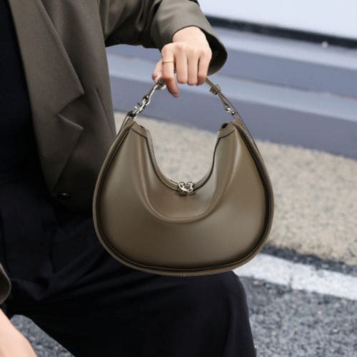 Bolsa Feminina, Bolsa de Ombro Feminina, Bolsa de Ombro Casual, Bolsa de Ombro, Bolsa de Couro Legítimo, Bolsa de Couro Feminina, Bolsa de Couro