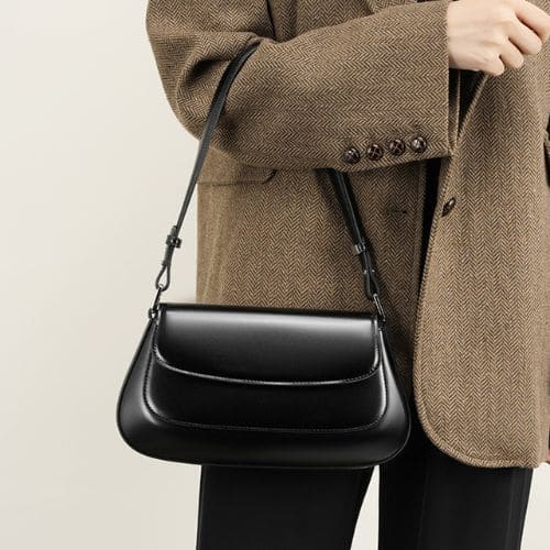Bolsa de Ombro em Couro Pequena, Bolsa de Ombro Feminina, Bolsa Feminina, Bolsa de Ombro, Bolsa de Couro, Bolsa de Couro Feminina, Bolsa de Couro Legítimo