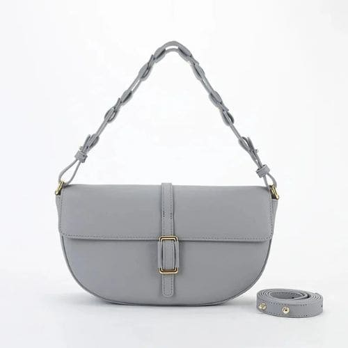 Bolsa de Ombro em Couro com Alça Transversal, Bolsa de Ombro Feminina, Bolsa Feminina, Bolsa de Ombro, Bolsa de Couro, Bolsa de Couro Feminina, Bolsa de Couro Legítimo