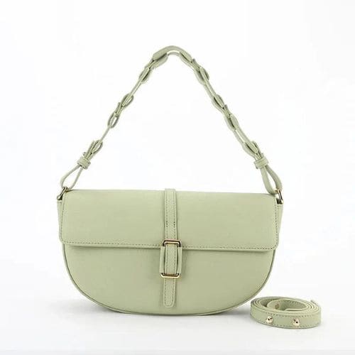 Bolsa de Ombro em Couro com Alça Transversal, Bolsa de Ombro Feminina, Bolsa Feminina, Bolsa de Ombro, Bolsa de Couro, Bolsa de Couro Feminina, Bolsa de Couro Legítimo