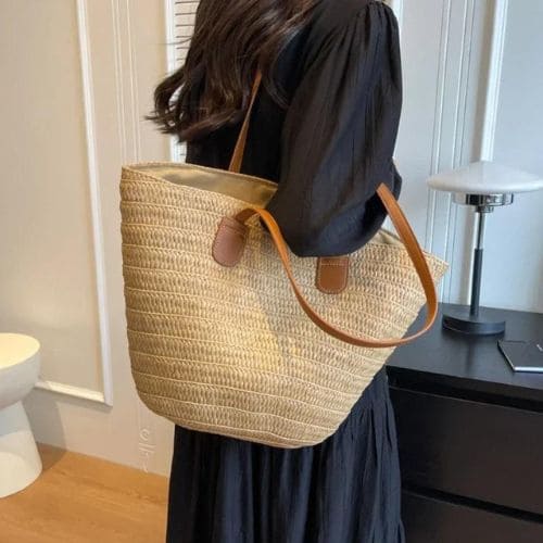 Bolsa de Palha Casual, Bolsa de Praia, Bolsa de Palha Chic, Bolsa de Palha Praia, Bolsa de Palha Grande