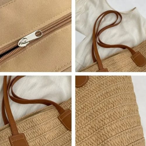 Bolsa de Palha Casual, Bolsa de Praia, Bolsa de Palha Chic, Bolsa de Palha Praia, Bolsa de Palha Grande