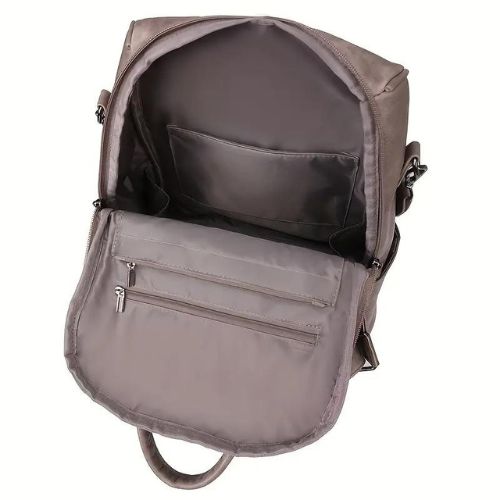 Mochila Feminina Couro, Mochilas Femininas Estilosas, Mochila Feminina Grande, Mochila de Viagem Feminina, Mochila Feminina Preta