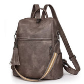 Mochila Feminina Couro, Mochilas Femininas Estilosas, Mochila Feminina Grande, Mochila de Viagem Feminina, Mochila Feminina Preta