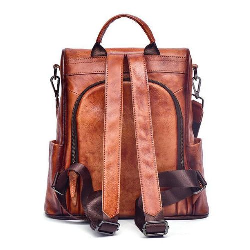 Mochila Feminina Couro, Mochilas Femininas Estilosas, Mochila Feminina Grande, Mochila de Viagem Feminina, Mochila Feminina Preta