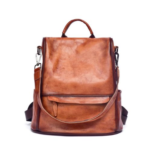 Mochila Feminina Couro, Mochilas Femininas Estilosas, Mochila Feminina Grande, Mochila de Viagem Feminina, Mochila Feminina Preta