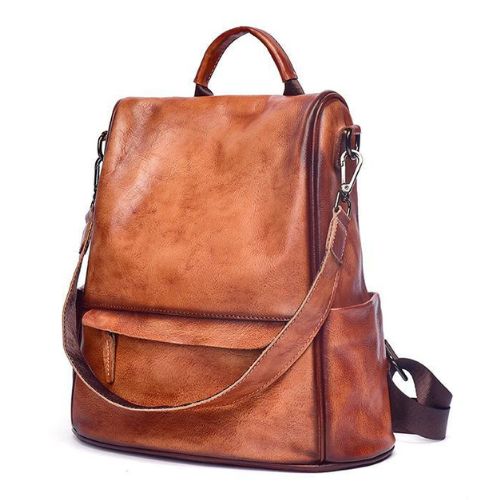 Mochila Feminina Couro, Mochilas Femininas Estilosas, Mochila Feminina Grande, Mochila de Viagem Feminina, Mochila Feminina Preta