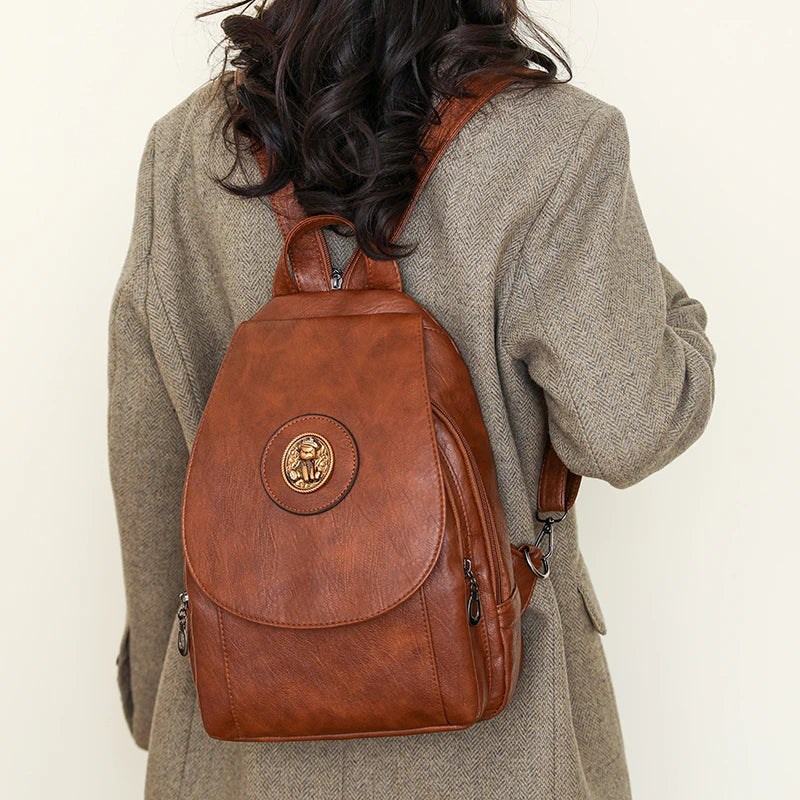 Mochilas Femininas Estilosas, Mochila Feminina Couro, Mochila Feminina Pequena. Mochila Feminina Preta