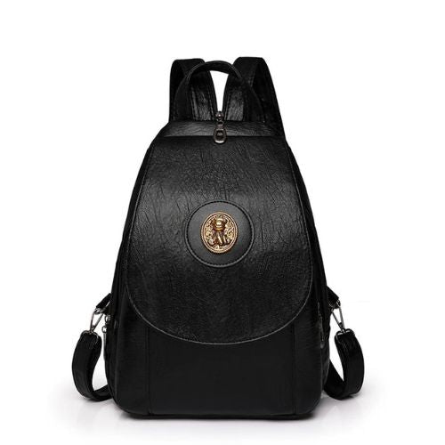 Mochilas Femininas Estilosas, Mochila Feminina Couro, Mochila Feminina Pequena. Mochila Feminina Preta